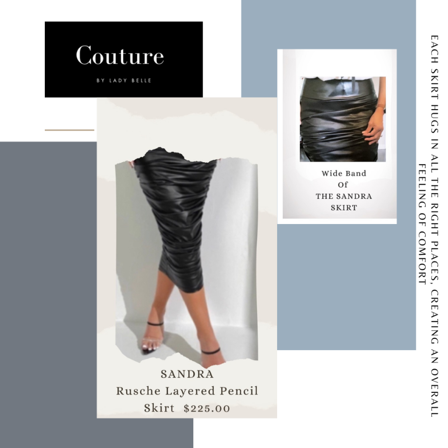 The SANDRA Leather Skirt