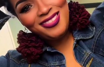 Grape Poupon Scrunchie Hydrangeas Earrings